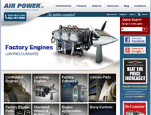 Tablet Screenshot of airpowerinc.com